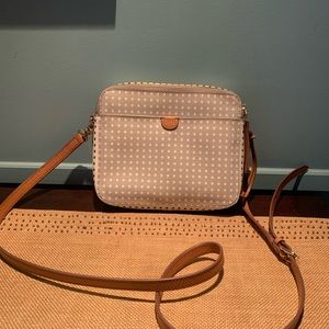 Fossil Crossbody Purse Sydney Polka Dot
